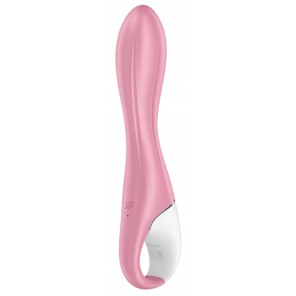 Bomba de Aire Vibrador Hinchable 2 Satisfyer 12 x 3.5cm Rosa