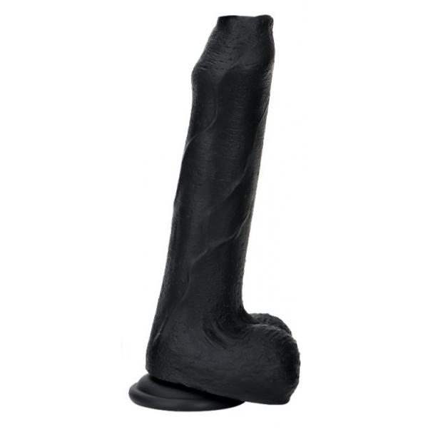 Dildo in silicone Nopi 16 x 4 cm nero