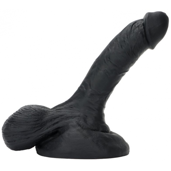 Silicone dildo Bigbal 14 x 4cm Black