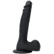 Double Color Silicone Large Dildo -07 BLACK