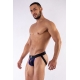 Mister B Neoprene Jockstrap Preto-Azul