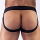 Mister B Neopreen Jockstrap Zwart-Wit