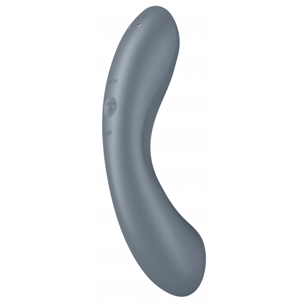 Curvy Trinity 1 Satisfyer Grey Clitoral Stimulator