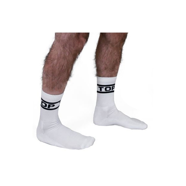 Mister B Crew Socks Top 2-Pack White