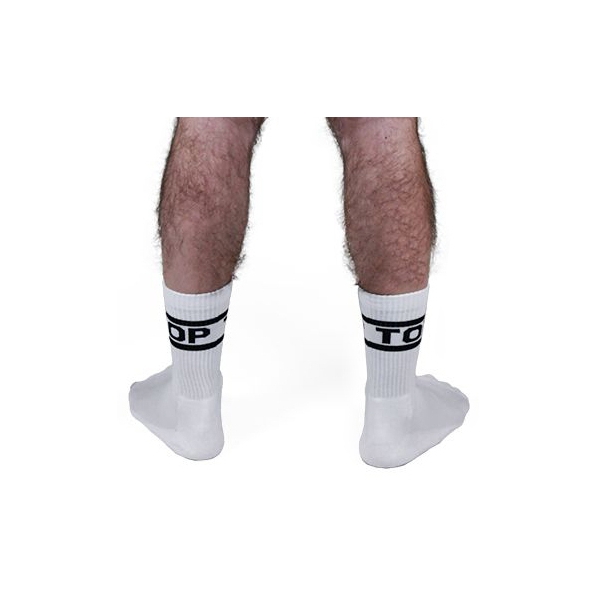 Mister B Crew Socks Top 2-Pack White