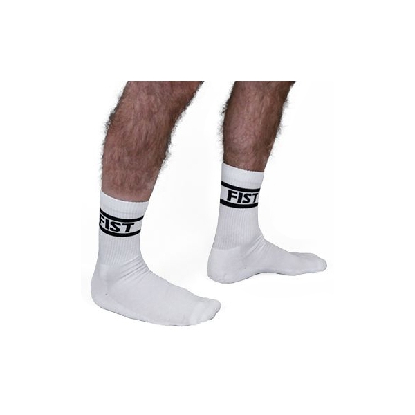 Mister B Crew Socks Fist 2-Pack White