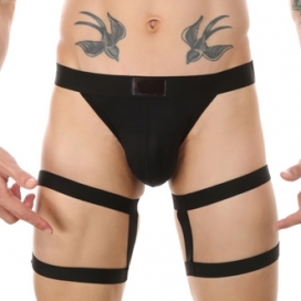 String mit elastischen Bändern Clelio Schwarz