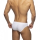 Allover Zip swim trunks White