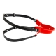 Water Cup Gag With Strap Red