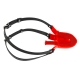 Water Cup Gag With Strap Red