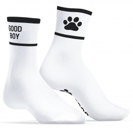 Calzini Good Boy Bianco-Nero