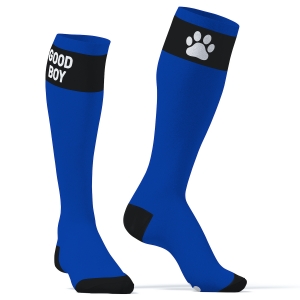 Kinky Puppy Socks Calcetines altos Big Good Boy Azul