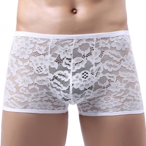 NoGenderWear Joao Lace Boxer Brief Branco