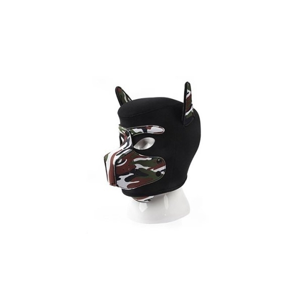 Puppy Neoprene Dog On Mask Black-Camouflage