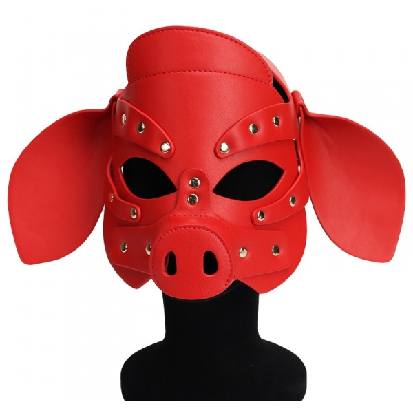 Pig Grox Mask Red