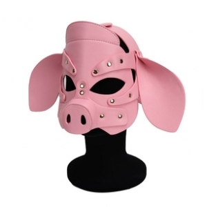 Kinky Puppy Máscara Grox de porco cor-de-rosa