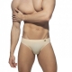 Bicolor Swim Briefs Beige-Black