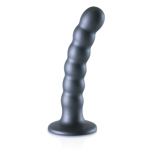 Ouch! Plug en silicone BEADED G-SPOT S 13 x 2.5cm Gris