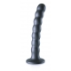 Plug Beaded G-Spot M 16,5 x 2,5 cm Grigio