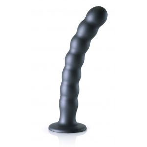 Ouch! Plug Beaded G-Spot L 20,5 x 3,2 cm Grigio