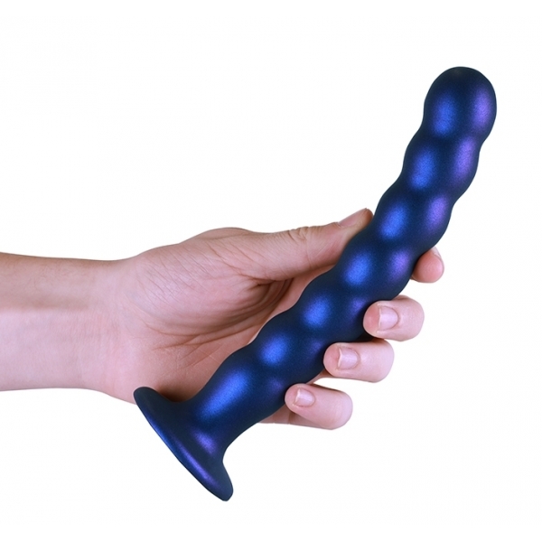 Plug Beaded G-Spot L 20,5 x 3,2 cm Blu