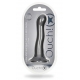 Plug Curvy G-Spot 17 x 3,5cm Cinzento