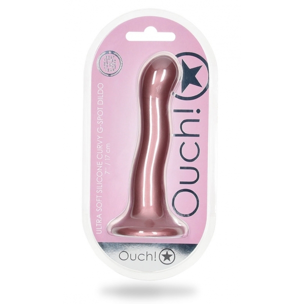 Plug Curvy G-Spot 17 x 3.5cm Pink