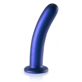 Plug liscio G-Spot L 17 x 3,5 cm Blu