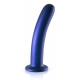 Plug en silicone SMOOTH G-SPOT L 17 x 3.5cm Bleu