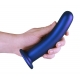 Plug en silicone SMOOTH G-SPOT L 17 x 3.5cm Bleu