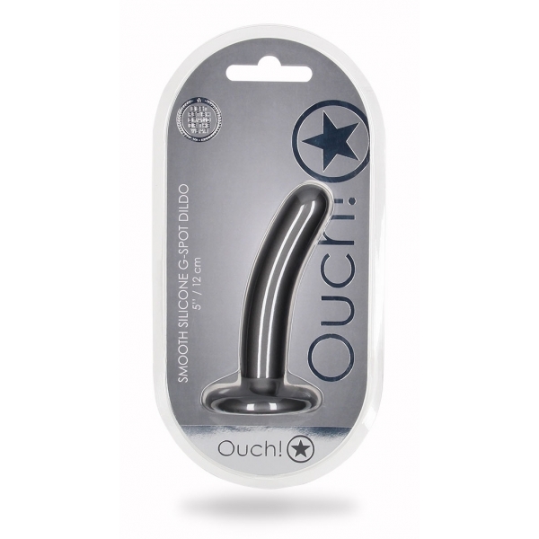 Plug Smooth G-Spot S 12 x 2,4 cm Grigio