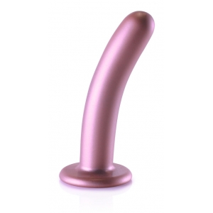 Ouch! Plug en silicone SMOOTH G-SPOT M 14.5 x 3cm Rose