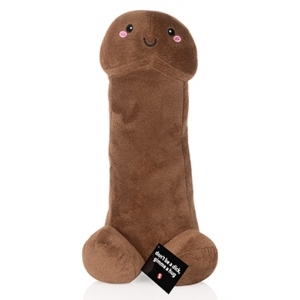 Pene de Peluche 28cm Marrón