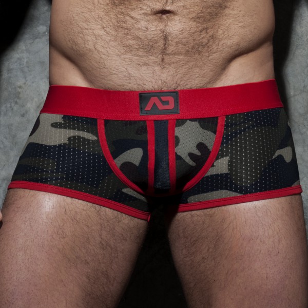 Jock Boxer Camo Stripe Fetish Red