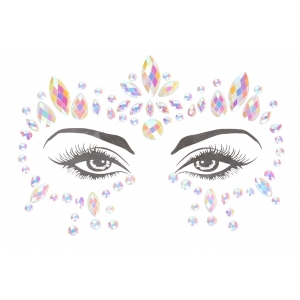 Ouch! Glow Glow Jewelry glow-in-the-dark rhinestone eye contour stickers