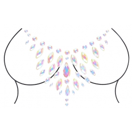 Ouch! Glow Strass Decolleté Phosphorescent Glow Chest Stickers