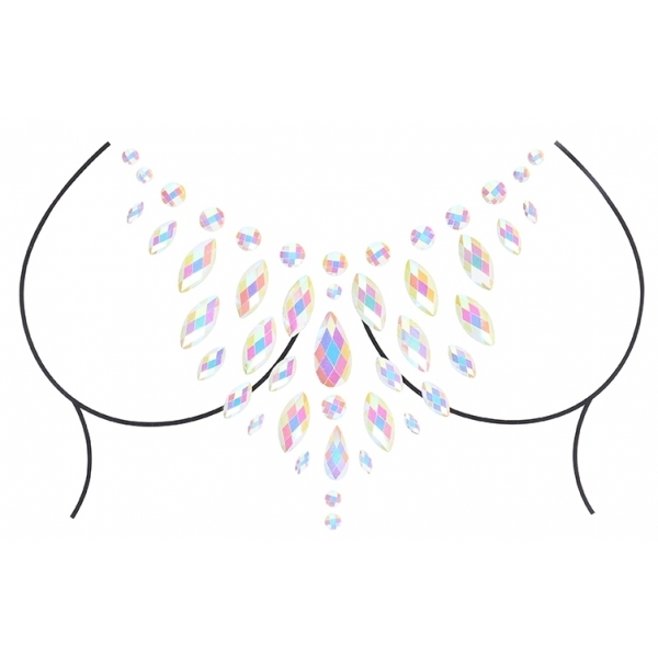 Strass Decolleté Phosphorescent Glow Chest Stickers