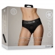 Strap-On High Cut Brief Negro