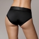 Strap-On High Cut Brief Black