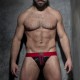 Jockstrap Camo Stripe Fetish Red