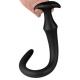 Dildo lungo ultra sottile M 40 x 4,2 cm nero