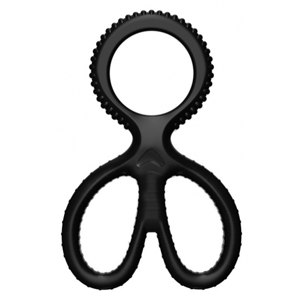Scissors Silicone Cock Ring