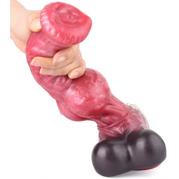 Dildo peludo Lobo L 27 x 9,5cm