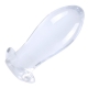 Dragon Egg Transparent PVC Butt Plug S