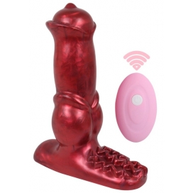 Wireless Small Alien Vibration Penis - 02 CLARET