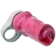 Cane Yorky manica del pene 17 x 6 cm Rosa-Grigio