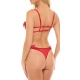 Conjunto de 2 peças Sydney Vermelho