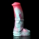 Monster Jump Penis Sleeve 15 x 4.5cm Blue-Pink