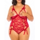 Zara Body Rosso Taglia Grande