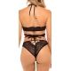 CHARLENA GALLOON LACE WRAP SET WITH FUNCTIONAL TIES